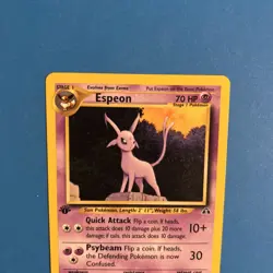 Pokemon Card - Espeon Neo Discovery 20/75 Rare 1st Edition - Image 3