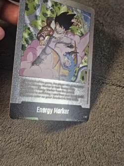 Energy Marker E-80 Silver Goku Manga Booster 02 Dragon Ball Card English - Image 2