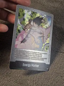 Energy Marker E-80 Silver Goku Manga Booster 02 Dragon Ball Card English - Image 3