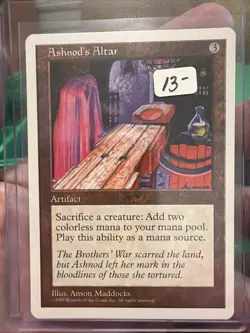 Ashnod's Altar Artifact Uncommon Fifth Edition MTG Near Mint or Better - Image 1