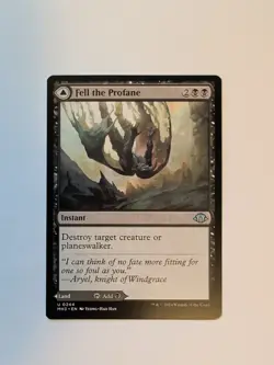 {1x} ~ Fell the Profane ~ NM MTG MH3 #0244 Regular Uncommon **Startropic** - Image 1