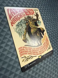 MTG Last March of the Ents #0739 Borderless Poster Mythic UB: TLOTR (LTR) - Image 3