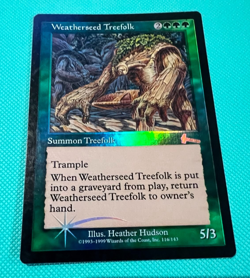 Foil - Weatherseed Treefolk - Urza's Legacy - MTG - Magic the Gathering - Foil - Image 1