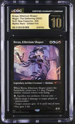 BREYA, ETHERIUM SHAPER Gilded Foil Secret Lair Mythic CGC Pristine 10 MTG - Image 1