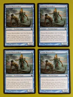 Triton Shorestalker x4 Journey into Nyx 4x Playset Magic the Gathering MTG - Image 1