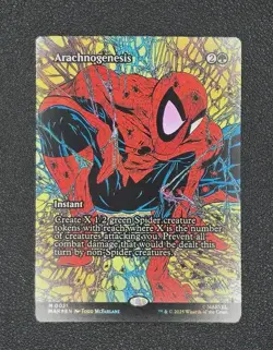 Arachnogenesis Borderless Foil Marvel's Spider-Man NM - Image 1