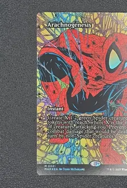 Arachnogenesis Borderless Foil Marvel's Spider-Man NM - Image 2
