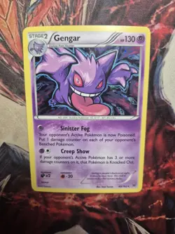 Pokemon Gengar XY Breakthrough Cosmo Holo 60/162 Pokemon TCG LP/MP - Image 1