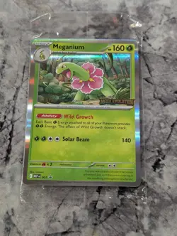 Pokemon TCG Mega Evolutions Prerelease Staff Stamped Promos SEALED - Image 1