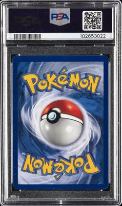 1999 POKEMON FOSSIL 1ST ED #14 RAICHU-HOLO PSA 7 - Image 2
