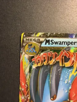 LP Mega Swampert EX M XY87 Black Star Promo XY Pokemon card English TCG - Image 3