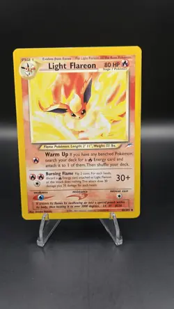 Light Flareon 46/105 — EXC/ NM — Neo Destiny — Vintage WoTC Pokemon Card - Image 1