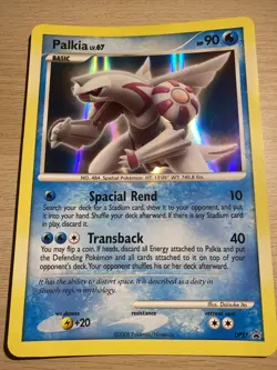 Palkia DP27 Holo JUMBO Oversized Pokemon Card - Black Star Promo - 2008 - Image 1