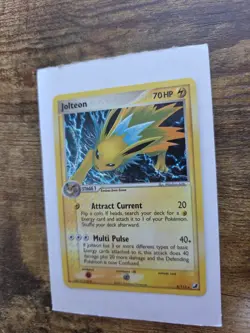 Pokemon TCG Jolteon Unseen Forces Holo Card 8/115 Rare LP Swirl - Image 2
