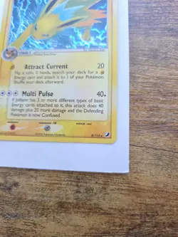 Pokemon TCG Jolteon Unseen Forces Holo Card 8/115 Rare LP Swirl - Image 4