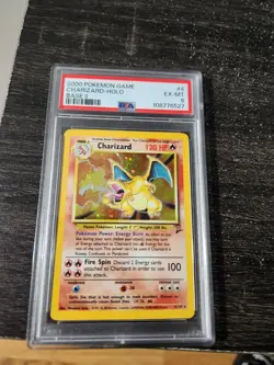 Charizard Holo Foil Rare #4 PSA 6 - 2000 Pokemon Game Base Set 2 - Image 3