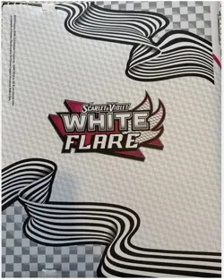 Pokemon White Flare Binder Only Brand New Scarlet And Violet TCG Binder - Image 1