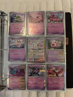 Pokemon Prismatic Evolutions Full Complete Base Set W/ Holos, Pokeball, Ex’s - Image 5