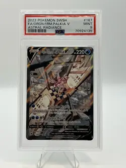 2022 Pokemon SWSH Astral Radiance Origin Forme Palkia V Alt 167/189 PSA 9 MINT - Image 1