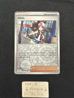 Pokemon White Flare - Hilda - 084/086 - Reverse Holo Uncommon - M/NM - Image 1