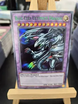 Yugioh Blue-Eyes Ultimate Dragon (Green) LDS2-EN018 1ST Ultra (NM) - Image 1