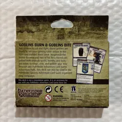 Pathfinder Adventure Card Game Goblins Burn! Deck Brand New Sealed - Image 2