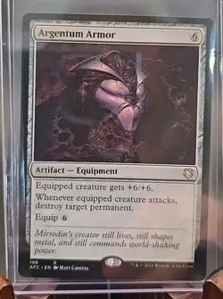 Argentum Armor Adventures in the Forgotten Realms MTG Regular Lightly Played - Image 3