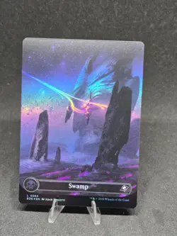 MTG Swamp 0264 Edge of Eternities Borderless Foil NM - Image 1