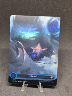 MTG Island 0263 Edge of Eternities Borderless Foil NM - Image 1