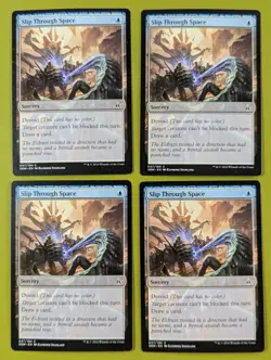 Slip Through Space x4 Oath of the Gatewatch 4x Playset Magic the Gathering MTG - Image 1