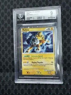 Call of Legends Shiny Raikou Holo SL9 Graded BGS 9 Mint Vintage Pokemon - Image 1