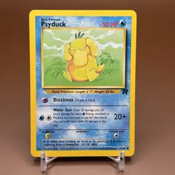 Psyduck 65/82 Team Rocket LP Pokemon Card TCG - Image 1