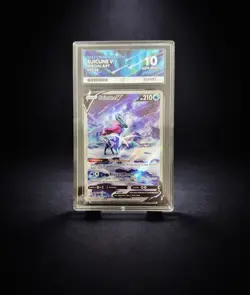 Pokemon TCG Suicune v GG38/GG70 Alternative Art, Crown Zenith Ace 10 - Image 1