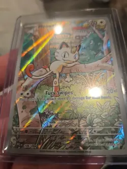 Pokemon TCG Meowth 106/094 Me02 Phantasmal Flames Holo Foil MINT - Image 3