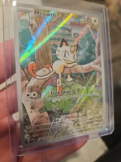 Pokemon TCG Meowth 106/094 Me02 Phantasmal Flames Holo Foil MINT - Image 4