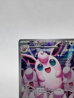 2025 Pokemon Phantasmal Flames Wigglytuff Illustration Rare #105/094 - Image 3