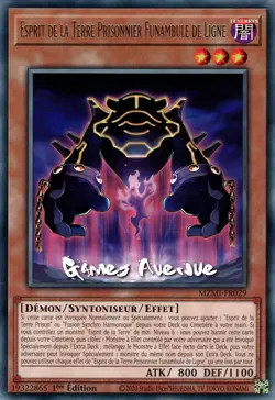 Yu-Gi-Oh ! Esprit de la Terre Prisonnier Funambule de Ligne MZMI-FR029 VF/RARE - Image 1