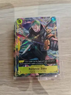 Roronoa Zoro OP07-113 Illustration Box 3 Promo One Piece Card Sealed - Image 1