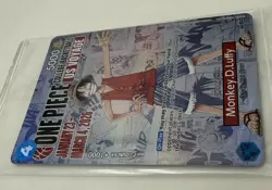 One Piece Monkey D. Luffy US College Basketball Promo Card *Read Description* - Image 2