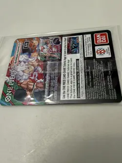 One Piece Monkey D. Luffy US College Basketball Promo Card *Read Description* - Image 4