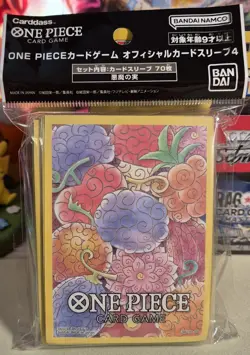 One Piece Devil Fruits Official - 70 Sleeves Ver 4 Bandai - NEW - Image 1