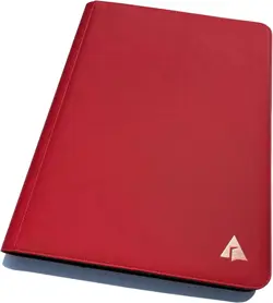 Premium 16-Pocket Red Trading Card Binder - Ringless Design for TCG Storage - Image 3