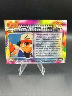 Holo #10 BATTLE BEFORE LUNCH Topps Pokemon Card Mewtwo Strikes Back - Image 2