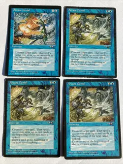 Arcane Denial (Axe) 4x Alliances MTG x4 LP/MP - Image 1