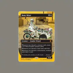 MTG Bone Miser - First-Place Foil - Borderless, NM-Mint, English Special Guests - Image 1