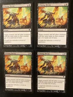 ***MTG-4 x ECHOING DECAY from Darksteel in LP to NM condition*** - Image 1
