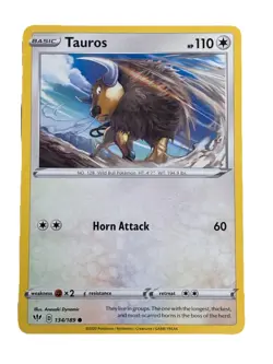 New: 2020 Pokemon TCG Tauros 134 Swsh03: Darkness Ablaze Regular Common - Image 1