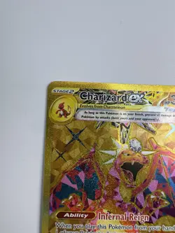 Pokemon Charizard EX 228/197 SV3 Obsidian Flames Gold Hyper Rare 2023 - Image 2