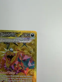 Pokemon Charizard EX 228/197 SV3 Obsidian Flames Gold Hyper Rare 2023 - Image 3