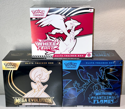 Pokemon Mega Evolution Elite Trainer Box ETB, White Flare, Phantasmal Flames ETB - Image 1